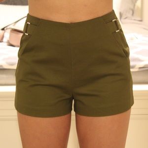 green shorts